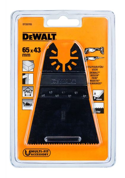 Насадка для мультиинструмента DeWALT DT 20705