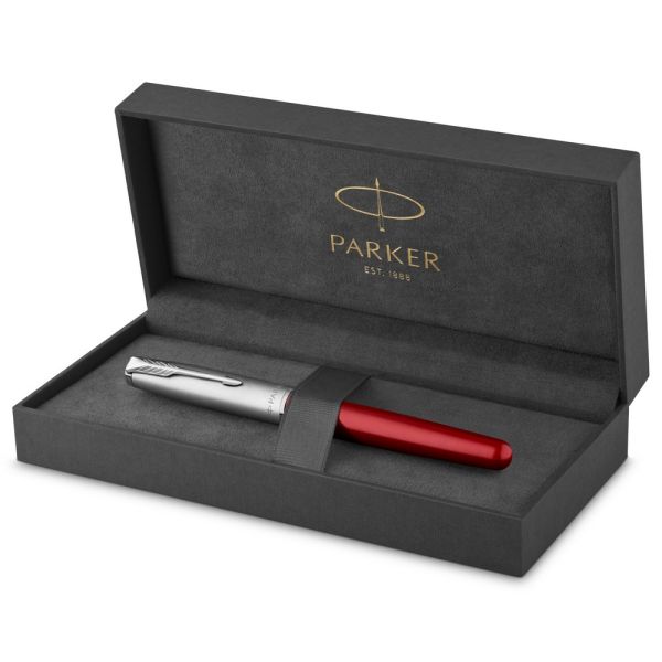 Ручка перьевая PARKER Sonnet F546 2146736 Red CT F, 1 шт